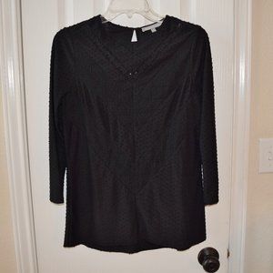 Stitch Fix Daniel Rainn Mandell lace black shirt